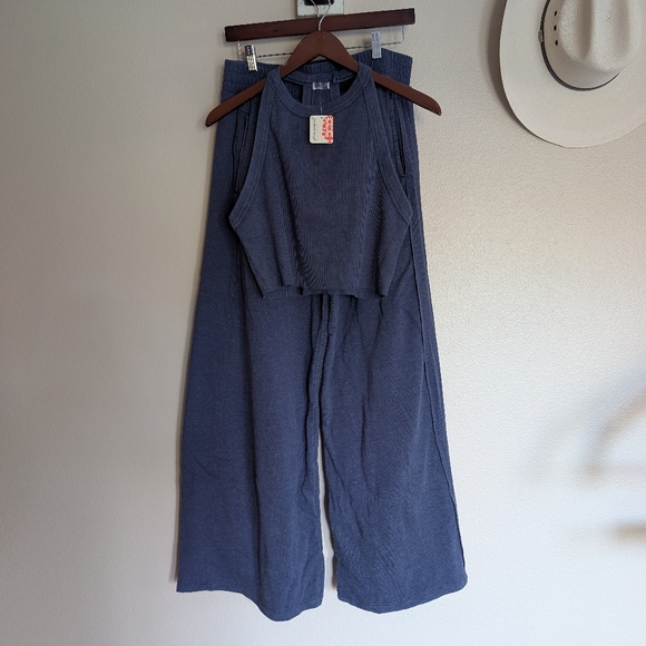 FP Movement by Free People Pants - Free People Movement Go To Set Midnight Navy XL New